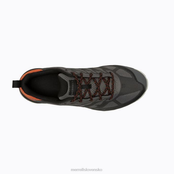 Merrell speed eco vodotesný (j036999) topánky 6T6473 drevené uhlie/mandarínka muži