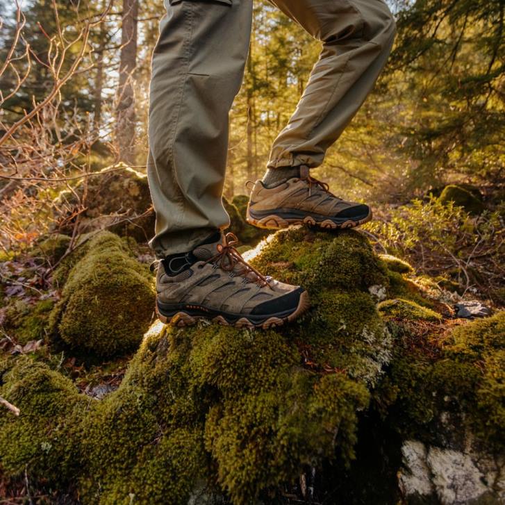 Merrell vodotesný moab 3 (j036553) topánky 6T6476 oliva/žuvačka muži