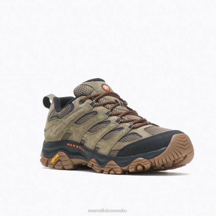 Merrell vodotesný moab 3 (j036553) topánky 6T6476 oliva/žuvačka muži