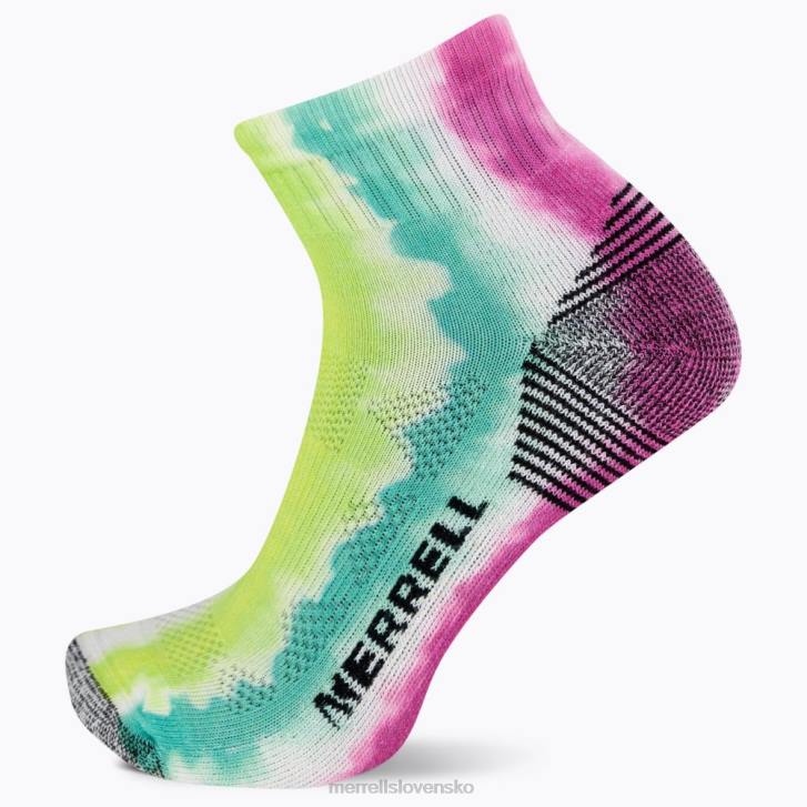 Merrell Moab 360 print maľované pruhy štvrtinová ponožka (jss27004-652) príslušenstvo 6T64276 ružová multi unisex