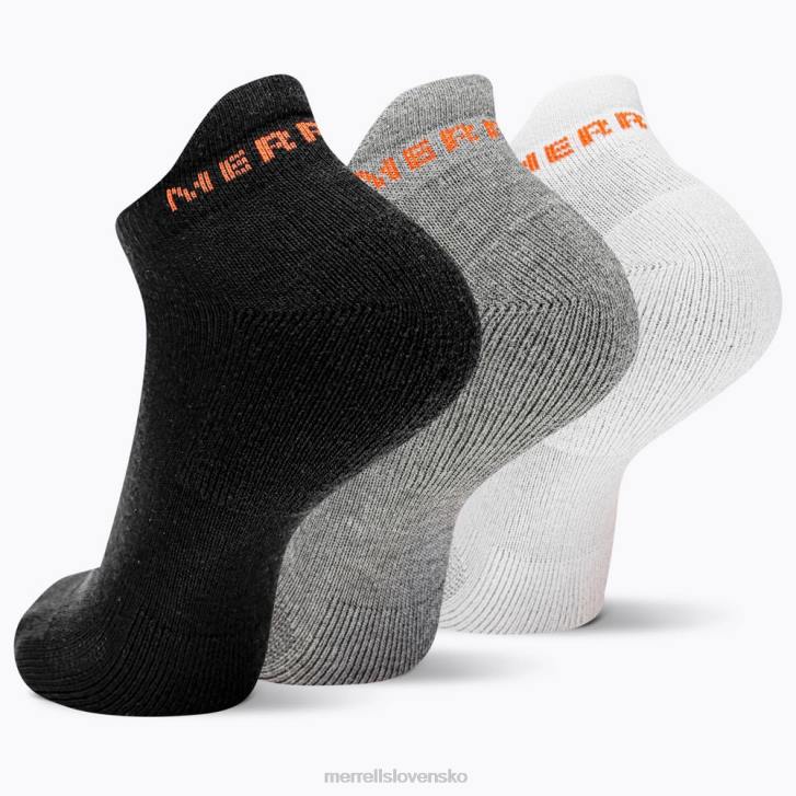 Merrell bavlnená záložka nízkeho strihu ponožky 3 balenie (jsf26528-001) príslušenstvo 6T64274 čierna trieda unisex