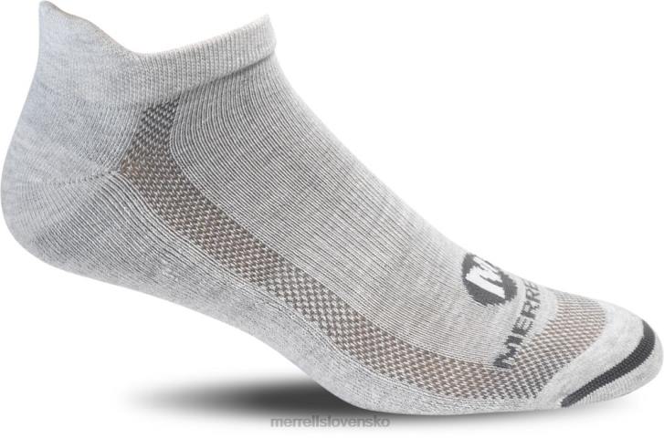Merrell recyklovaná nízko strihaná ponožka s 3 kusmi (jsf24606-041) príslušenstvo 6T64361 sivý vres asst unisex