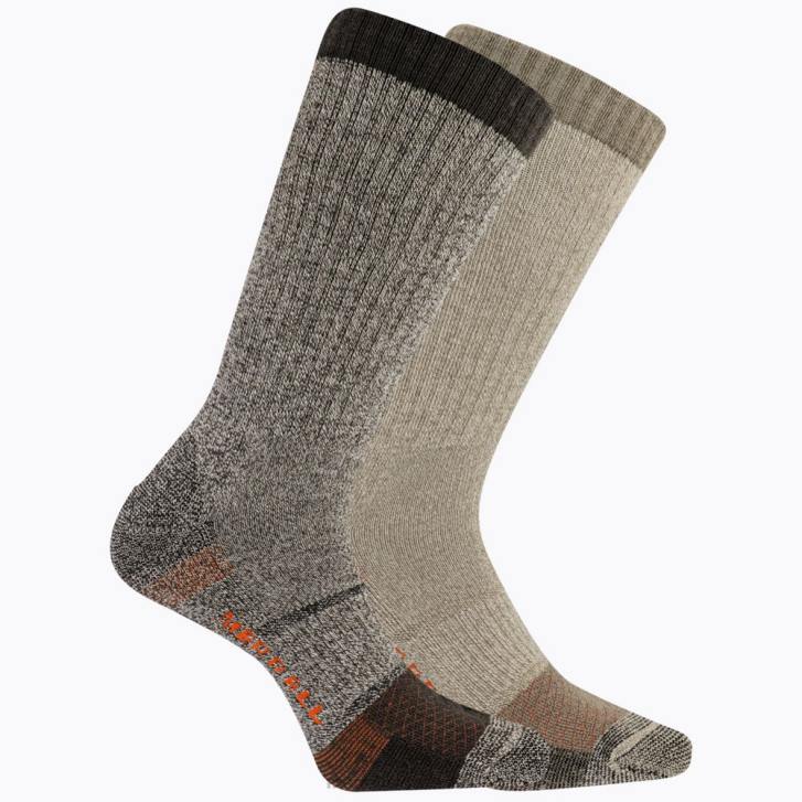 Merrell robustná oceľová špicová ponožka 2 balenie (jss26717-238) príslušenstvo 6T64315 hnedá asst. unisex