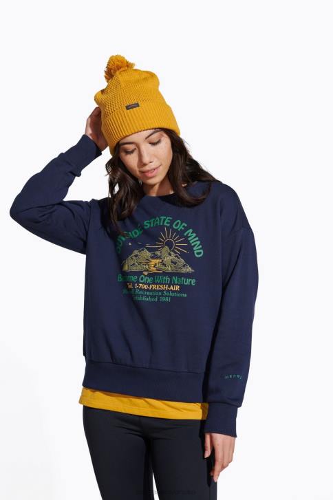 Merrell posádka s vonkajším stavom mysle (jwf26634-353) oblečenie 6T641153 námorníctvo ženy