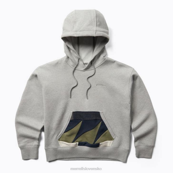 Merrell starý pulóver s kapucňou (jws26642-050) oblečenie 6T641241 sivý vres ženy