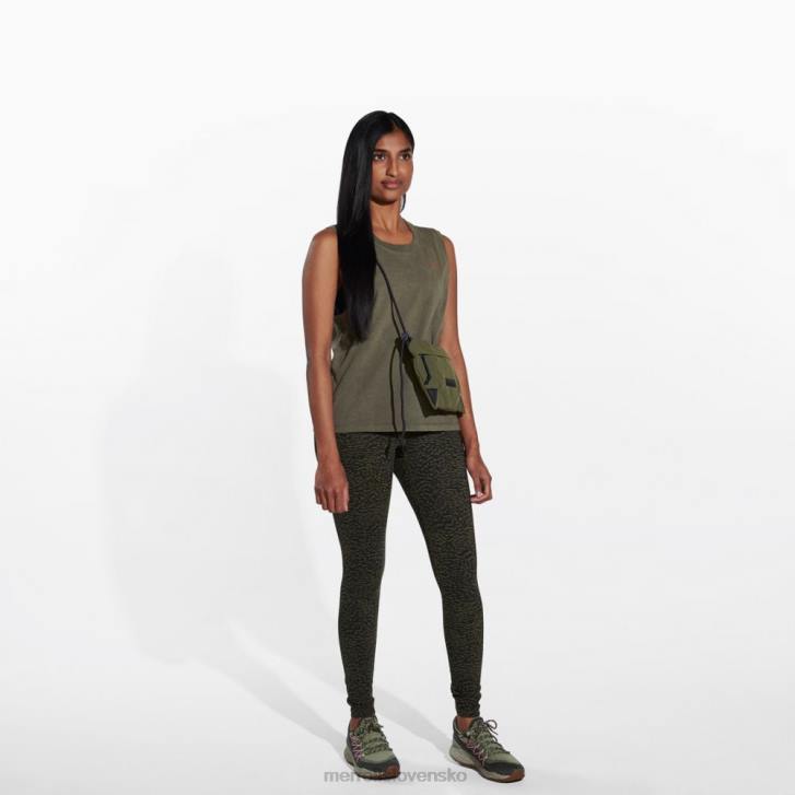 Merrell slnečný tank (jws26406-326) oblečenie 6T641311 zaprášená oliva ženy