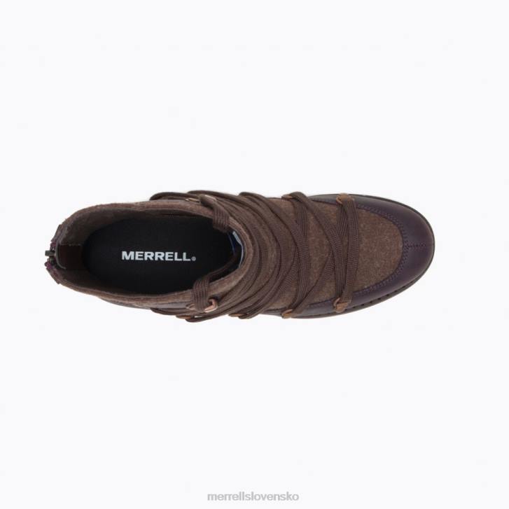 Merrell shiloh ii teplý (j004826) topánky 6T641122 bordová ženy