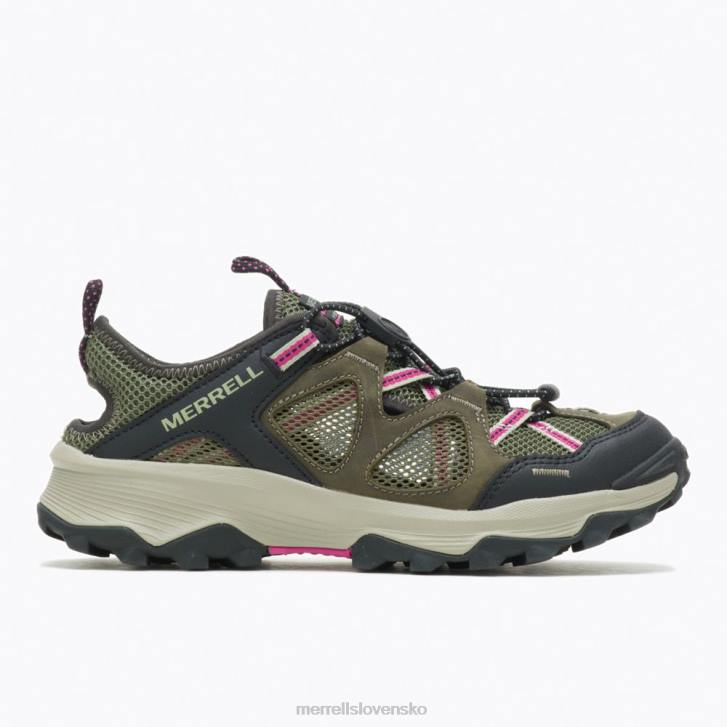 Merrell kožené sito speed strike (j135168) topánky 6T64979 lišajník ženy