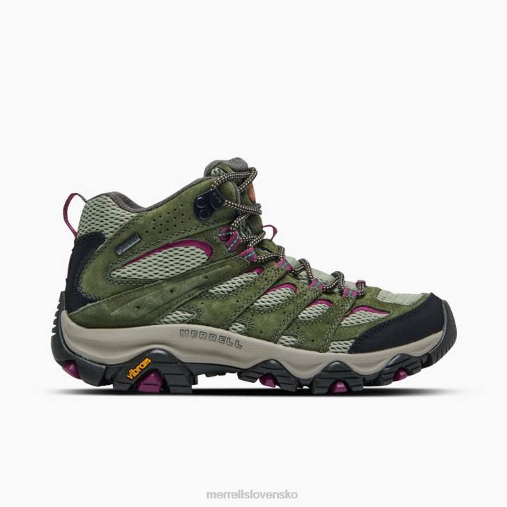 Merrell moab 3 mid gore-tex (j035818) topánky 6T64899 lišajník/moruše ženy