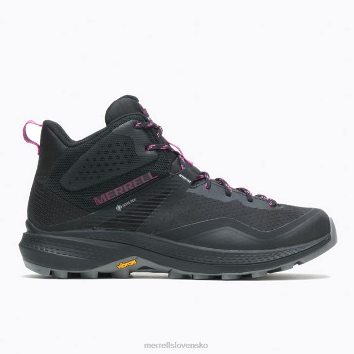 Merrell mqm 3 mid gore-tex (j135520) topánky 6T641165 čierna/fuchsiová ženy