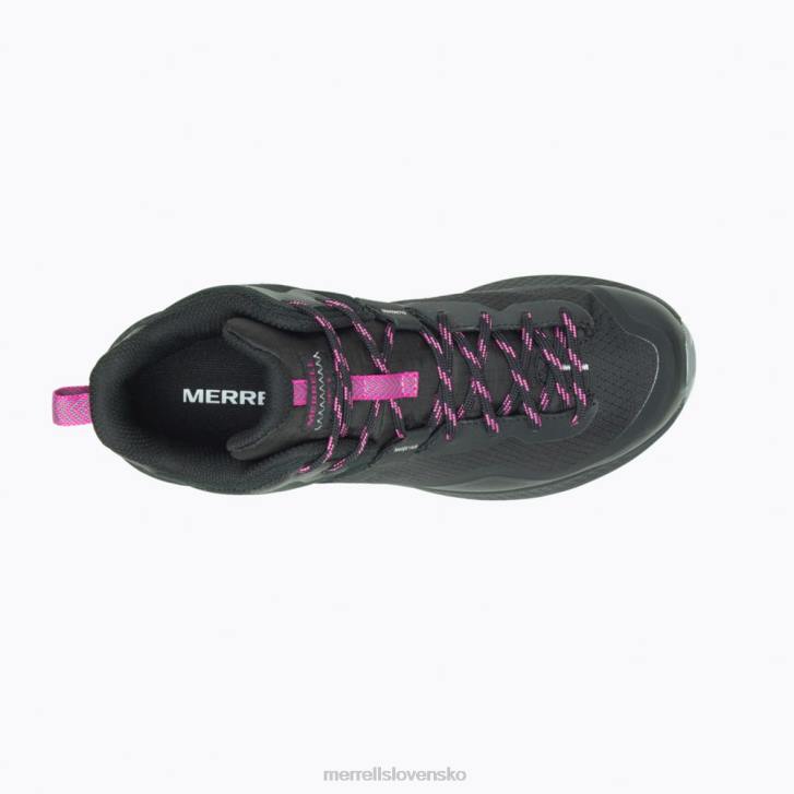 Merrell mqm 3 mid gore-tex (j135520) topánky 6T641165 čierna/fuchsiová ženy