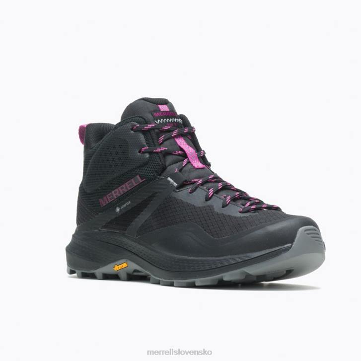 Merrell mqm 3 mid gore-tex (j135520) topánky 6T641165 čierna/fuchsiová ženy
