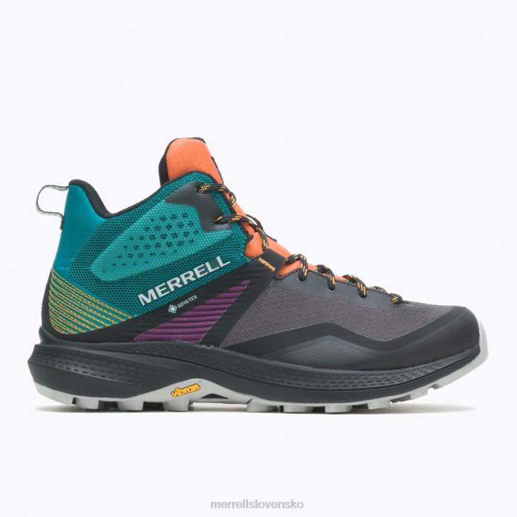 Merrell mqm 3 mid gore-tex (j135528) topánky 6T641167 mandarínka/zelenozelená ženy