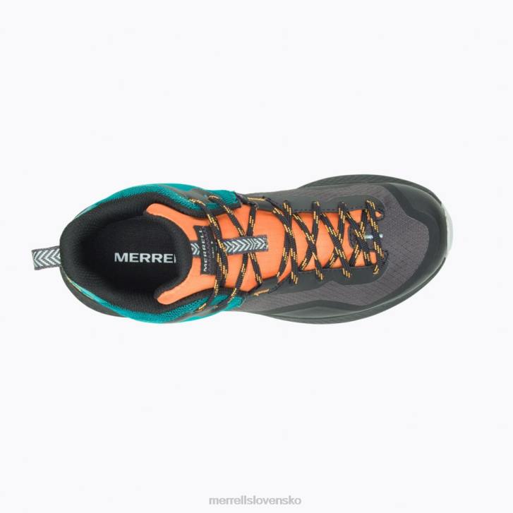 Merrell mqm 3 mid gore-tex (j135528) topánky 6T641167 mandarínka/zelenozelená ženy