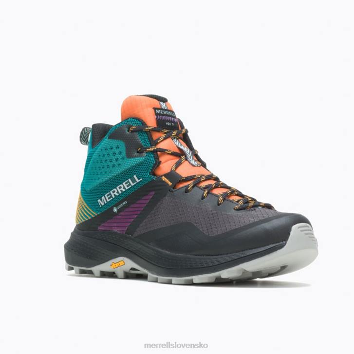 Merrell mqm 3 mid gore-tex (j135528) topánky 6T641167 mandarínka/zelenozelená ženy