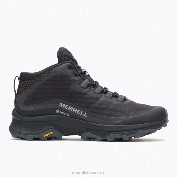 Merrell rýchlosť moab mid gore-tex (j067174) topánky 6T64877 čierna/asfalt ženy