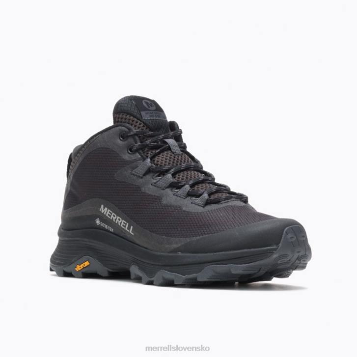 Merrell rýchlosť moab mid gore-tex (j067174) topánky 6T64877 čierna/asfalt ženy