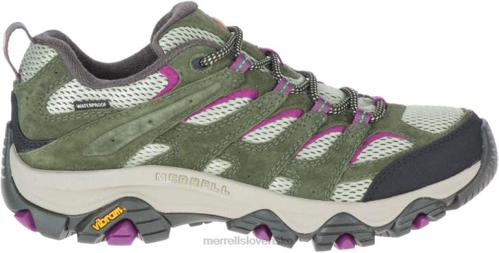 Merrell vodotesný moab 3 (j035868) topánky 6T641031 lišajník ženy